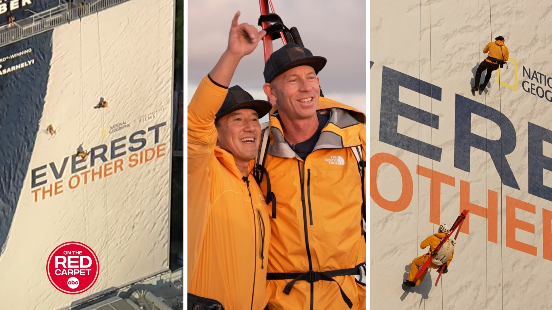 'Everest: The Other Side' filmmakers rappel down billboard in celebratory stunt
— ABC7 Chicago (WLS-TV)
